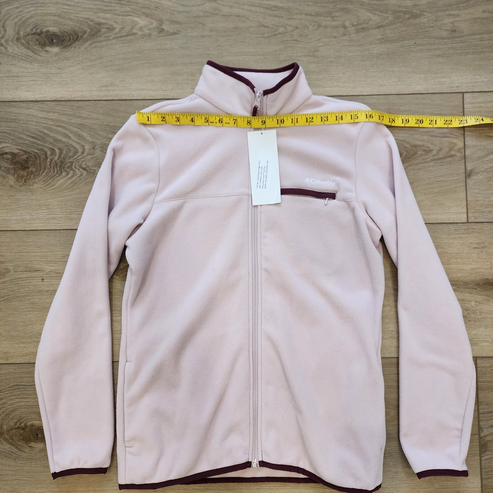 ❌SOLD❌Columbia Pink Full-Zip Fleece Jacket